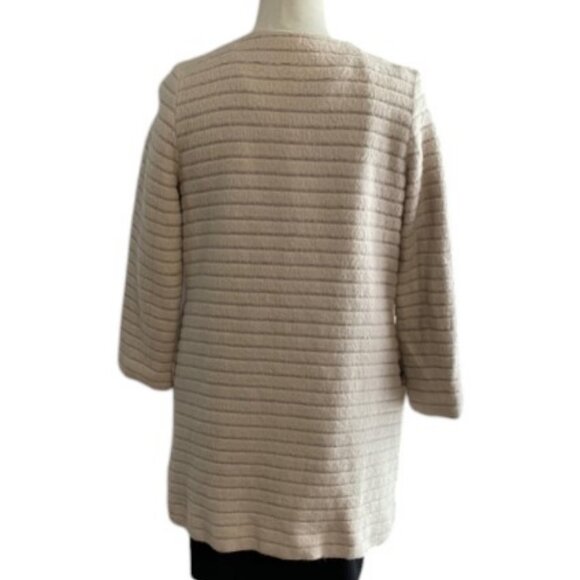 United Arrows cream luxury long fur coat size 38 - Picture 8 of 9